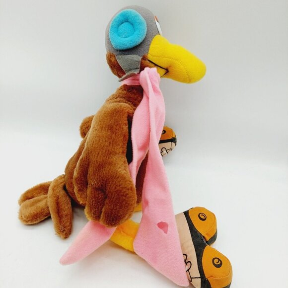 Loon Aviator with Roller Skates Plush Stuffed Animal 15" READ Shoe Comic 1983 - Picture 5 of 10